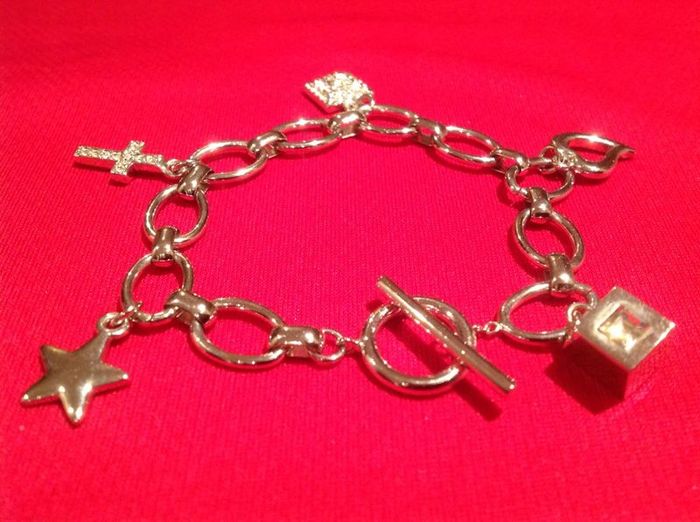 T Bar Charm Bracelet