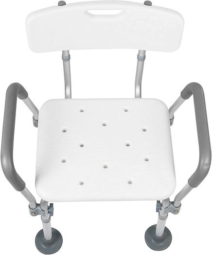 Adjustable Bath Tub Shower Chair For Elderly, Pregnant Woman Bench Bathroom Stool Seat