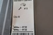 RENAULT clio iv wiperblades 2013 to 2020 genuine