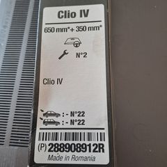RENAULT clio iv wiperblades 2013 to 2020 genuine