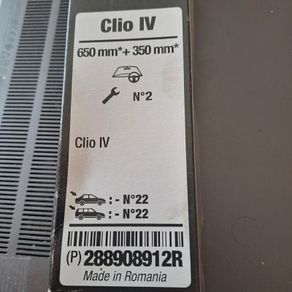 RENAULT clio iv wiperblades 2013 to 2020 genuine