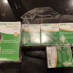 OneTouch Delica Plus Lancets + OneTouch Verio Test Strips