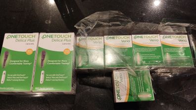 OneTouch Delica Plus Lancets + OneTouch Verio Test Strips
