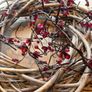 Natural Willow Wreath & Cheery Blossom Lights Image 2
