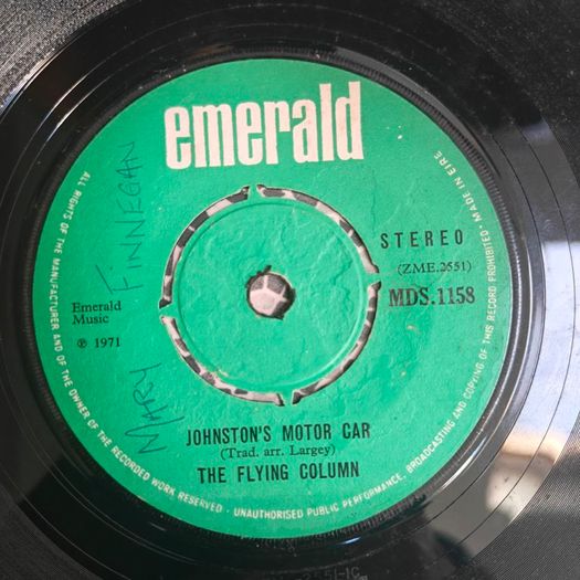 The Flying Column, Four Green Fields 7" Irish Folk Trad