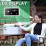 12.8L Car Fridge Freezer Portable Compressor Cooler, 12V/24V DC & 100 240V AC Mini Refrigerator for Camping, RV, Truck, Boat, Travel, Picnic, Home Use Image 4