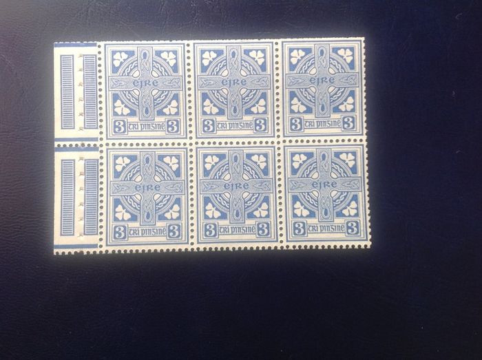Irish stamps, 3d booklet pane