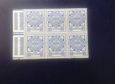 Irish stamps, 3d booklet pane