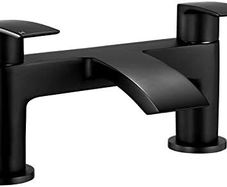 Bath Taps Black Waterfall Mixers Tub Tap Bathtub Filler Taps Bathroom