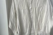 Boohoo oversized shimmer feather shirt size 10