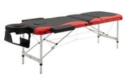 FREE EXPRESS SHIPPING Professional Portable Massage Table W/ Headrest-Black/Red