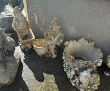 Fairy garden stone gnomes statues figures
