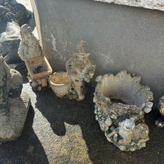 Fairy garden stone gnomes statues figures