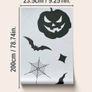 1 roll Halloween Bat & Pumpkin Decor Film - New  (E) Image 4