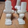 Pair of Cast Iron Radiator Feet Claw Foot Style Image 2