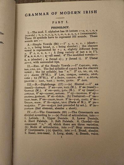 The New Era Grammer Of Modern Irish. By The Rev Gerald O' Nolan. Professor Of Irish  St Patrick's Maynooth.  First Edition 1934 Hardback With Dustjacket In Fair Condition.  See Photos For Same.
