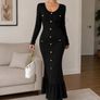 Black long sleeve dress Image 2
