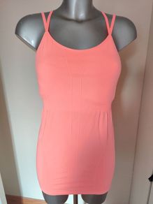BNWT Peach neon workout by Atmosphere with builded bra top size XL UK 18/20 EU46/48 Postage included