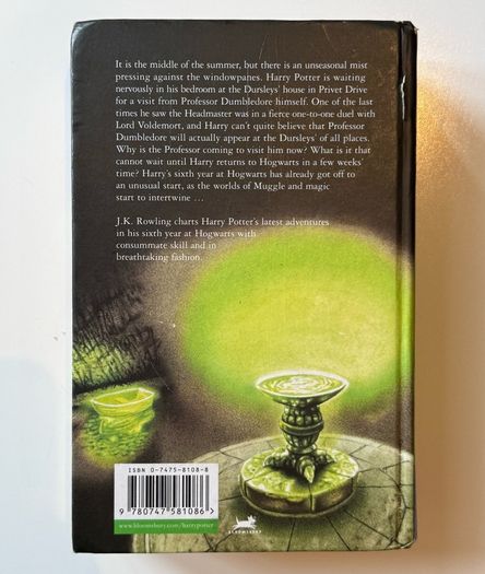 Harry Potter and the Half-Blood Prince-J.K. Rowling 1st Edition Bloomsbury Hardcover