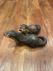 Otter & Cub by Tom Mullaney