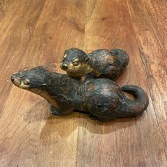 Otter & Cub by Tom Mullaney
