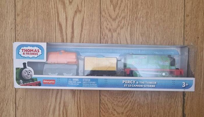 BRAND NEW Thomas & Friends Motorized Percy & The Tanker