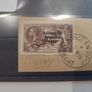 1935 Saorstat half crown Irish stamp 3 - line overprint re-engraved Image 3