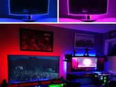 3M USB LED Light Strip Colorful Lighting 24 KEY remote control TV Desktop PC