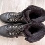 Dunnes Fur Hiker Boots Size 40 or 6.5 uk Image 2