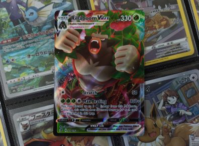 Rillaboom VMAX ! Ultra Rare ! from Rebel Clash Set ! 2020 ! Pokemon Card !