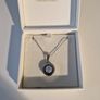 Necklace & Ring Set (Stainless Steel, Crystal Design) Image 3