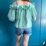 Zara Bardot style blouse. Size L Image 9