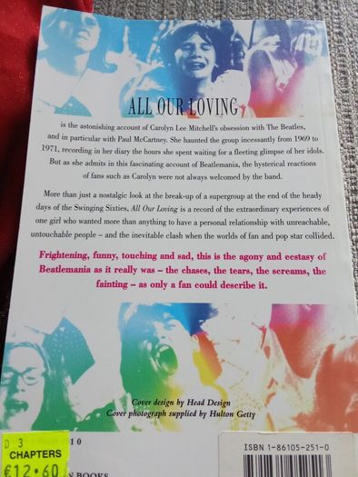 "All Our Loving". A Beatles Fan's Memoir.