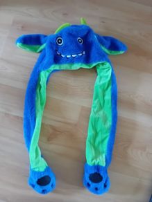 Monster Hat with pop up ears Age 7-9 yrs
