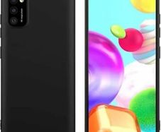 Black Soft Silicone Case for Samsung Galaxy A41 Shockproof Back Cover
