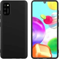 Black Soft Silicone Case for Samsung Galaxy A41 Shockproof Back Cover