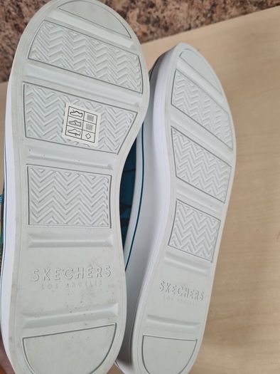 Womens Skechers Street Los Angeles Trainers Memory Foam Runners Size Uk 7 Eu 40 Brand New