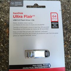 San disk Ultra Flair USB 3.0 Flash drive 64 GO