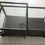 Ikea  Nest of tables, set of 2,black-brown/glass Image 5
