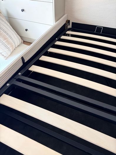 Ottoman double bed with storage