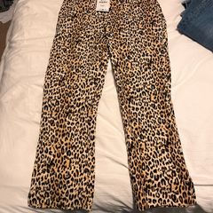 Leopard print trousers