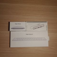 Macbook Accessories Bundle, Magic Keyboard, Magic Mouse, Satechi USB-C Multiport