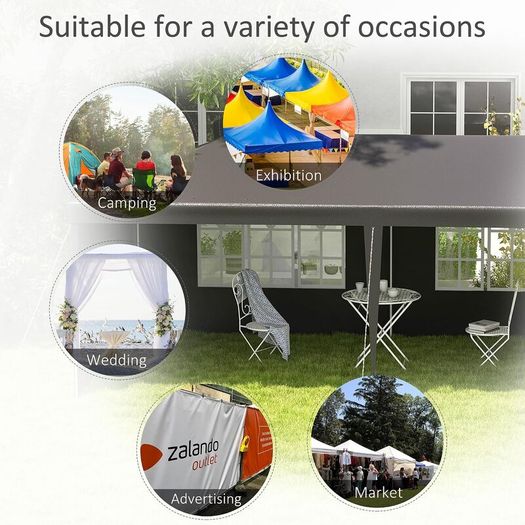 6 x 3 m Party Tent Gazebo Marquee
