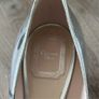 Christian Dior silver leather shoes Image 7