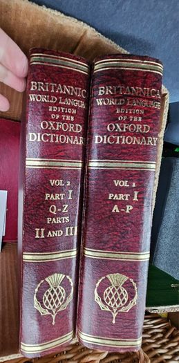 2 Vols Britannica Dictionary Set