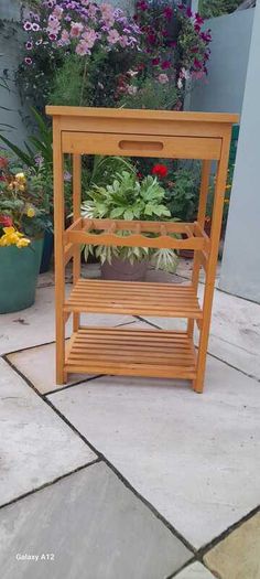 Tiled Kitchen Trolley