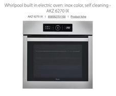 Whirlpool Single Oven Pyro