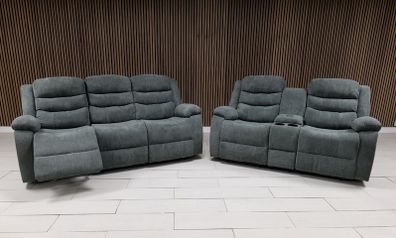 Roma Plus 3+2 Wireless Charging Recliner Sofa Set