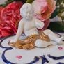 Vintage Genuine Capodimonte Porcelain Cherub Jewelry Box Image 3