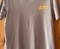 Jack & Jones T-shirt Size Small (small Adult)  In Excellent Condition. Colour Muted Beige